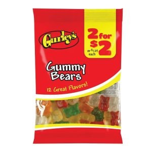 Gurley's 2/$2 Gummy Bears - 12/2.75OZ