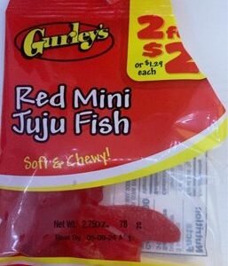 Gurley's 2/$2 Red Mini Juju Fish - 12/2.25OZ