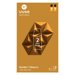 Vuse Alto Pods 2PK 1.8% Golden Tobacco - 5CT