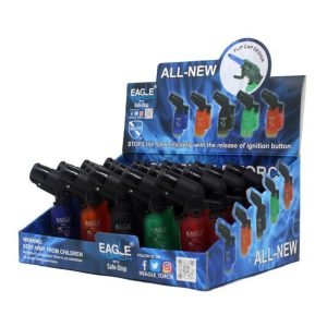Eagle Mini Torch Lighter Single Angle 20 CT (PT116B)