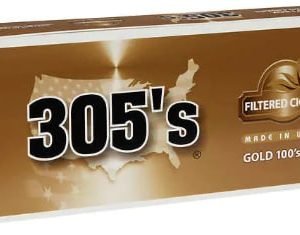 305's Gold Box 100 Filter Cigars