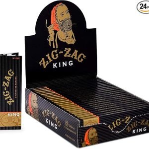 Zig-Zag Paper French Orange 1/4 King 24