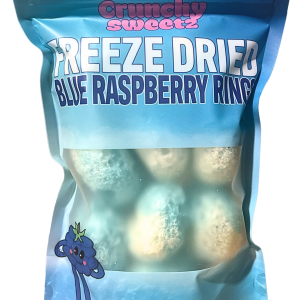 Crunchy Sweetz Freeze Dried Blue Raspberry Rings 2.0OZ
