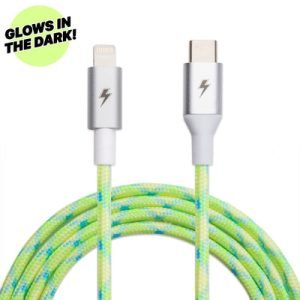 Glow In Dark 10FT C To iPhone Charging Cable