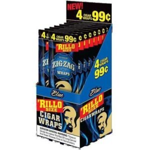 Zig-Zag Rillo Blue 4/.99