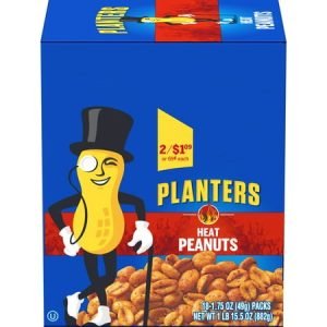 Planters Heat Peanuts 18/1.75 OZ 2/$1.09