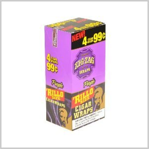 Zig-Zag Rillo Purple 4/.99