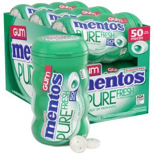 Mentos Gum Pure Fresh Spearmint 50PC/6CT