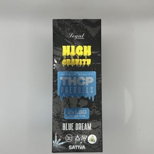 High Gravity THCP Blue Dream Sativa Pre-rolls 2x1.5G 10CT