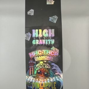 High Gravity HHC x THCP Pineapple OG Sativa Pre-rolls 2x1.5G 10CT