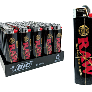 Bic Lighter Raw Desgine Black 50CT