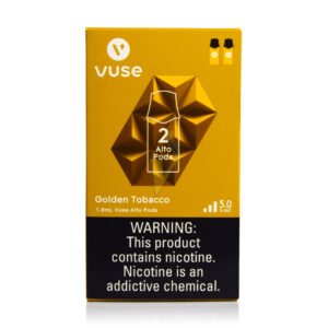 Vuse Alto Pods 2PK 5.4% Golden Tobacco - 5CT