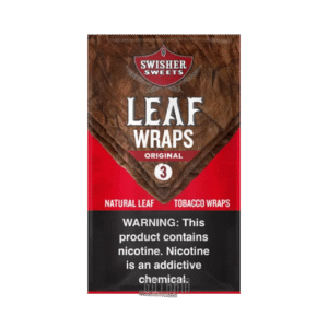 Swisher Sweets Leaf Wraps Original $2.79/10CT